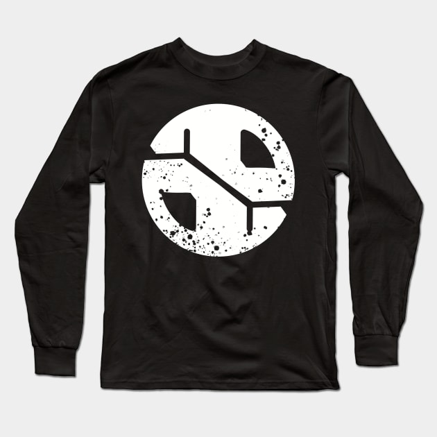 Ninja Kamui Anime Black and White Organization Equipment Box Logo Symbol NK-2 Long Sleeve T-Shirt by Animangapoi